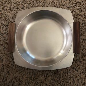 VINTAGE-Stainless Steel Serving Bowl